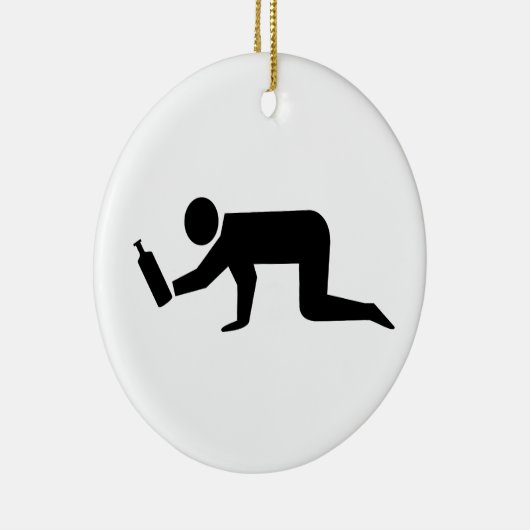 Betrunkene Keramik Ornament (Rechts)