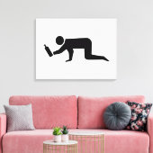 Betrunkene Leinwanddruck (Insitu (Wohnzimmer))