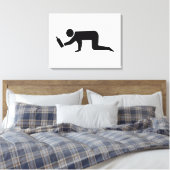 Betrunkene Leute Leinwanddruck (Insitu (Schlafzimmer))