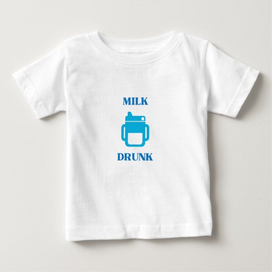 Betrunkene Milch Baby T-shirt (Vorderseite)