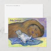 Betrunkene Milchkinder Grußkarte Postkarte (Vorne/Hinten)