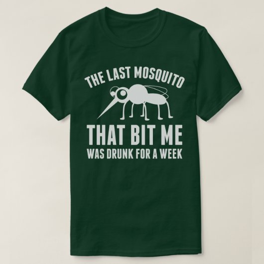 Betrunkene Moskito 1 T-Shirt (Design vorne)
