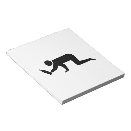 Betrunkene Notizblock (angewinkelt)