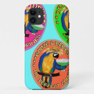 BETRUNKENE PAPAGEIEN iPhone 11 HÜLLE