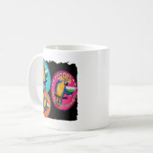 BETRUNKENE PAPAGEIEN KAFFEETASSE (Vorderseite Links)