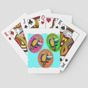 BETRUNKENE PAPAGEIEN SPIELKARTEN