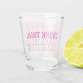 Betrunkene Prüfung Schnapsglas (Rückseite)