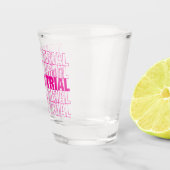 Betrunkene Prüfung Schnapsglas (Rechts)