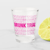 Betrunkene Prüfung Schnapsglas (Vorderseite)