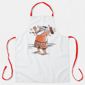 Betrunkene Santa Koch Schürze (Vorderseite)