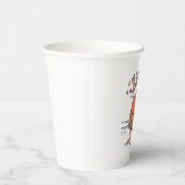 Betrunkene Santa-Papier-Becher Pappbecher (Rechts)