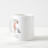 Betrunkene Santa Siegel Tasse (Vorderseite Links)