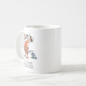 Betrunkene Santa Siegel Tasse (Vorderseite Links)