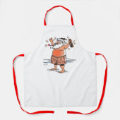 Betrunkene Santa Women Koch Schürze (Vorderseite)