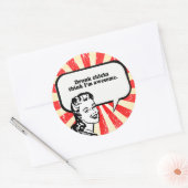 BETRUNKENE SCHICKEN DENKEN, ICH BIN PHANTASTISCH RUNDER AUFKLEBER (Umschlag)