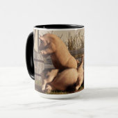 Betrunkene Schweine Tasse (Vorderseite Links)