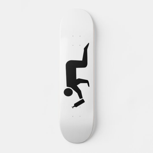 Betrunkene Skateboard (Vorderseite)