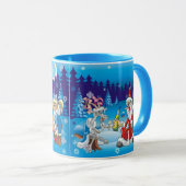 betrunkene Weihnachtsfeiertage Tasse (VorderseiteRechts)