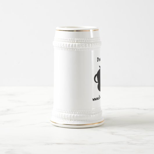 Betrunkener Affe Stein Bierglas (Mittel)