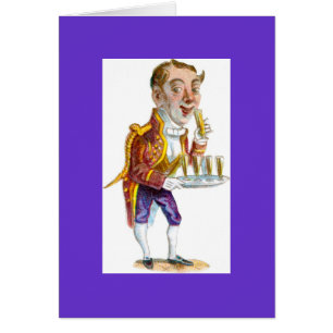 Betrunkener Butler