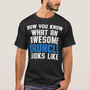 Betrunkener Onkel Lustiger Trinkender Druncle T-Shirt