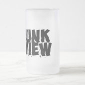 Betrunkener Review Mattiert Beer Stein Mattglas Bierglas (Mittel)