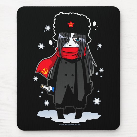 Betrunkener sowjetischer Panda Mousepad (Vorne)