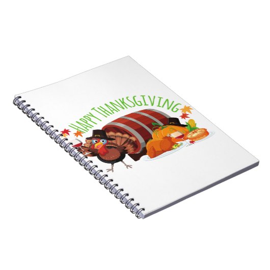 betrunkener Truthahn Notizblock (Rechte Seite)