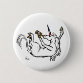 Betrunkener Unicorn-Knopf Button (Vorderseite)