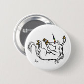 Betrunkener Unicorn-Knopf Button (Vorne & Hinten)