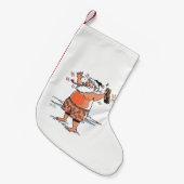 Betrunkener Weihnachts-Strumpf klein Kleiner Weihnachtsstrumpf (Vorderansicht (hängend))