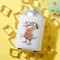 Betrunkener Weihnachtsmann kühlt