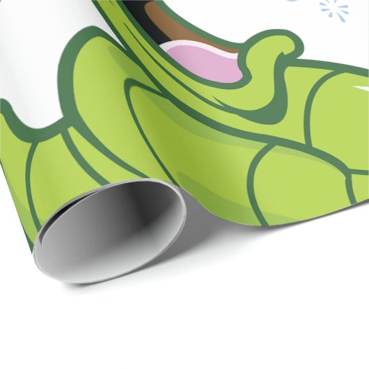 Betrunkener Wurm mit Sombrero-Party Geschenkpapier (Rolleneckpunkt)