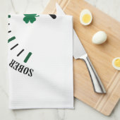 Betrunkener Zähler Geschirrtuch (Viertel Falte)