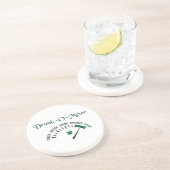 Betrunkener Zähler Getränkeuntersetzer (Seite)