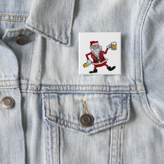 BETRUNKENES SANTA-ABZEICHEN UND/ODER -SCHALBE BUTTON (Beispiel)