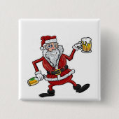 BETRUNKENES SANTA-ABZEICHEN UND/ODER -SCHALBE BUTTON (Vorderseite)