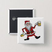 BETRUNKENES SANTA-ABZEICHEN UND/ODER -TASTE BUTTON (Vorne & Hinten)