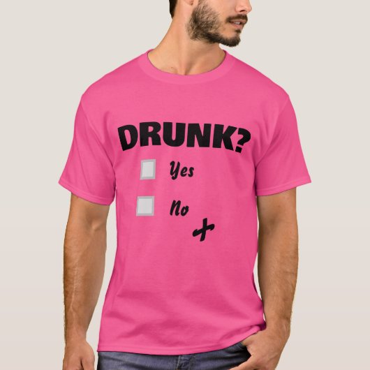 Betrunkenes Shirt (Vorderseite)