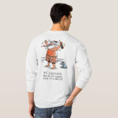 Betrunkenes Shirt mit langen Ärmeln (Schwarz voll)