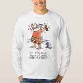 Betrunkenes Shirt Santa mit langer Hülle (Vorderseite)