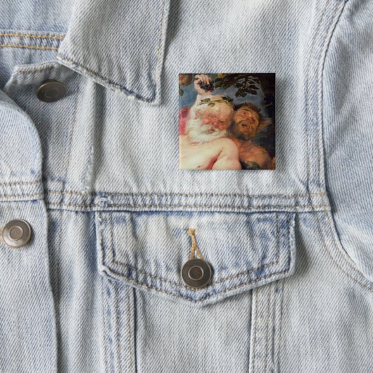 Betrunkenes Silenus gestützt von den Satyrs, Button (Beispiel)