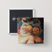 Betrunkenes Silenus gestützt von den Satyrs, Button (Vorne & Hinten)