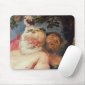 Betrunkenes Silenus gestützt von den Satyrs, Mousepad (Mit Mouse)