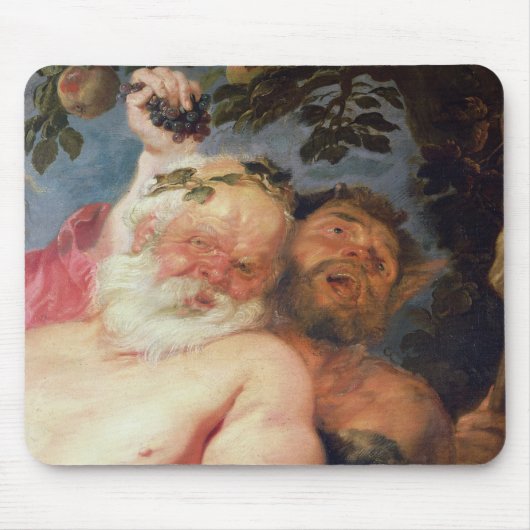 Betrunkenes Silenus gestützt von den Satyrs, Mousepad (Vorne)