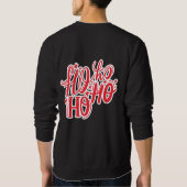 Betrunkenes Weihnachts-Sweatshirt Sweatshirt (Rückseite)