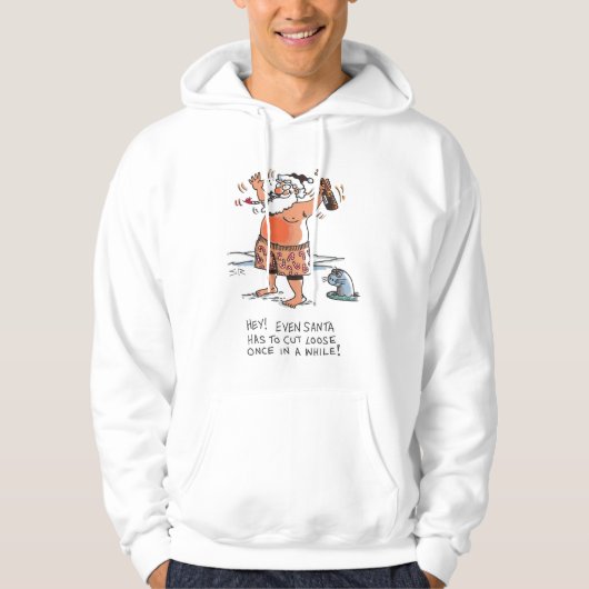 Betrunkenes Weihnachtspulli Hoodie (Vorderseite)