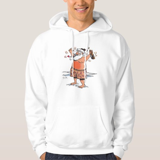 Betrunkenes Weihnachtspulli Hoodie (Vorderseite)