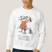 Betrunkenes Weihnachtspulli Sweatshirt (Vorderseite)