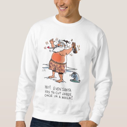 Betrunkenes Weihnachtspulli Sweatshirt (Vorderseite)